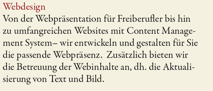 Webdesign